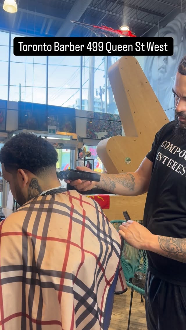 Barber cuts and fades by Banks at Yes Electric Toronto