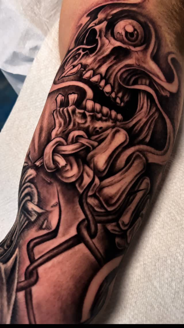 Lettering & Script tattoo artist work by Classy at Yes Electric Tattoo Toronto