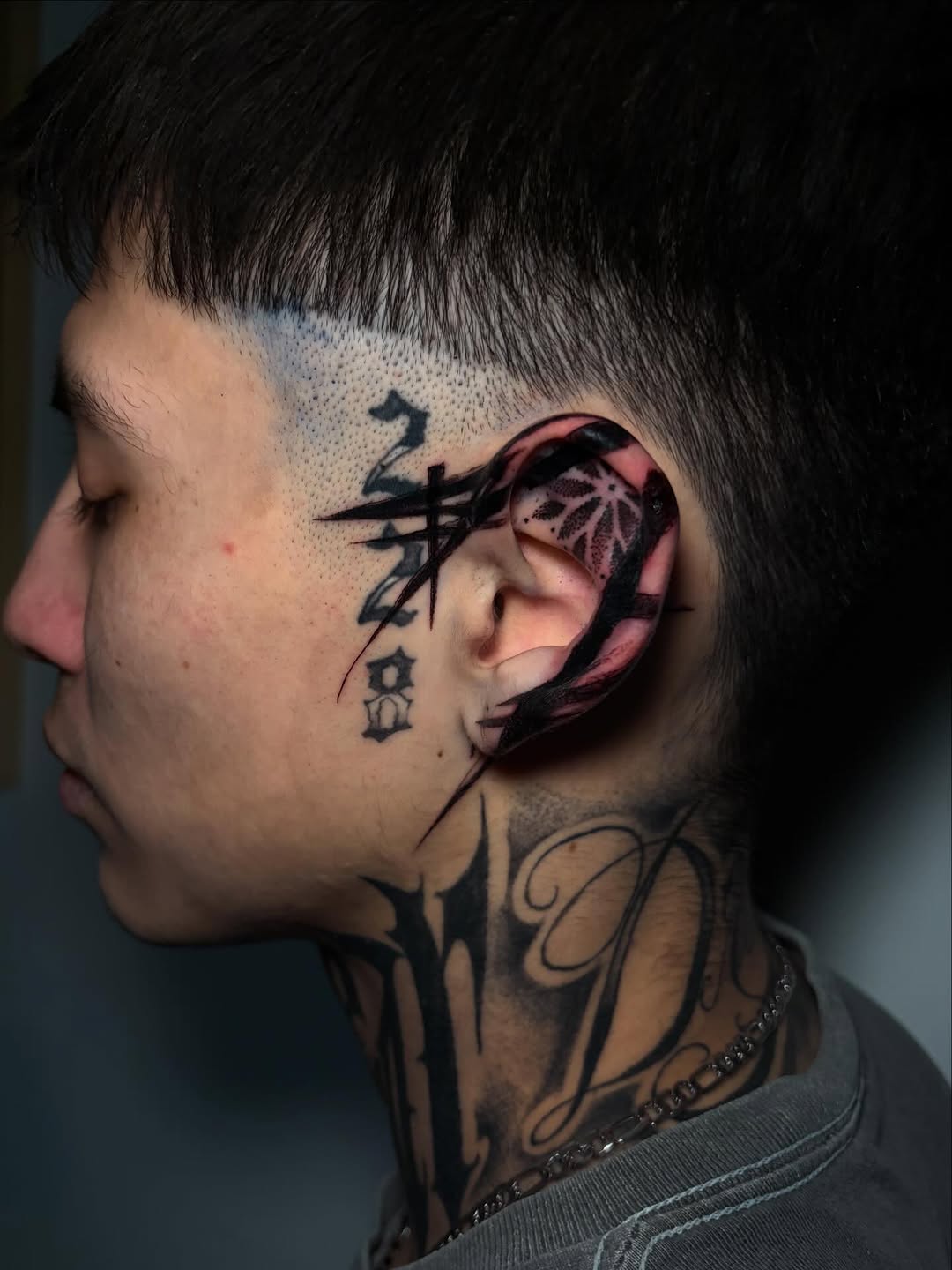 Dark Blackwork tattoo artist work by Yæ at Yes Electric Tattoo Toronto