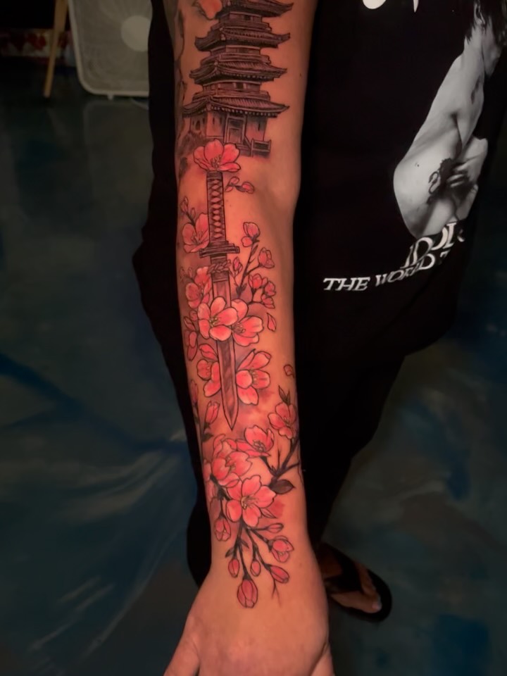 Colour, Illustrative & Sleeves tattoo artist work by Sarah Johnson at Yes Electric Tattoo Toronto